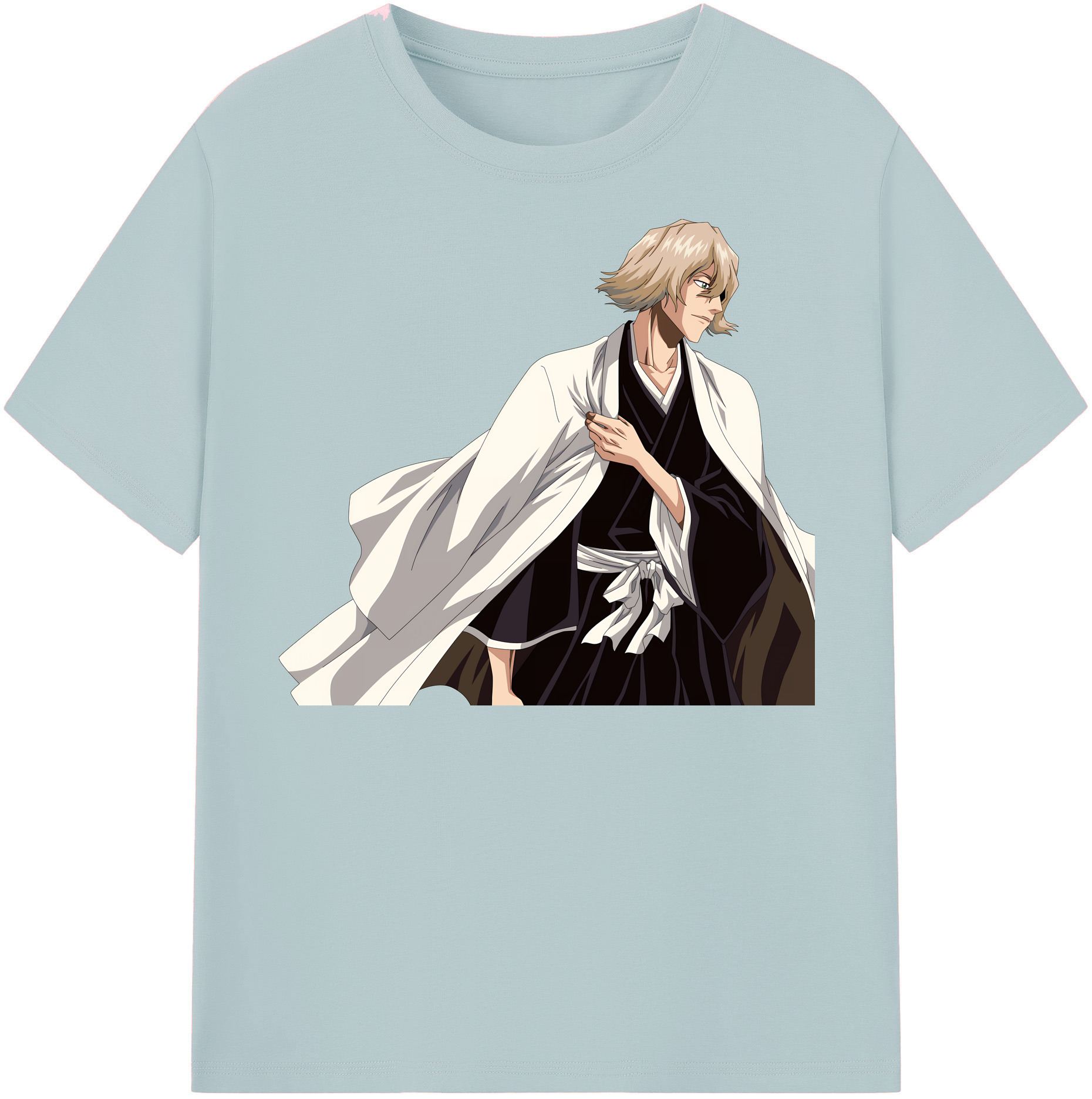 （画像用） "ブリーチ 浦原 喜助（うらはら きすけ） BLEACH Urahara Kisuke " 綿100％半袖Tシャツ（フロントプリント）